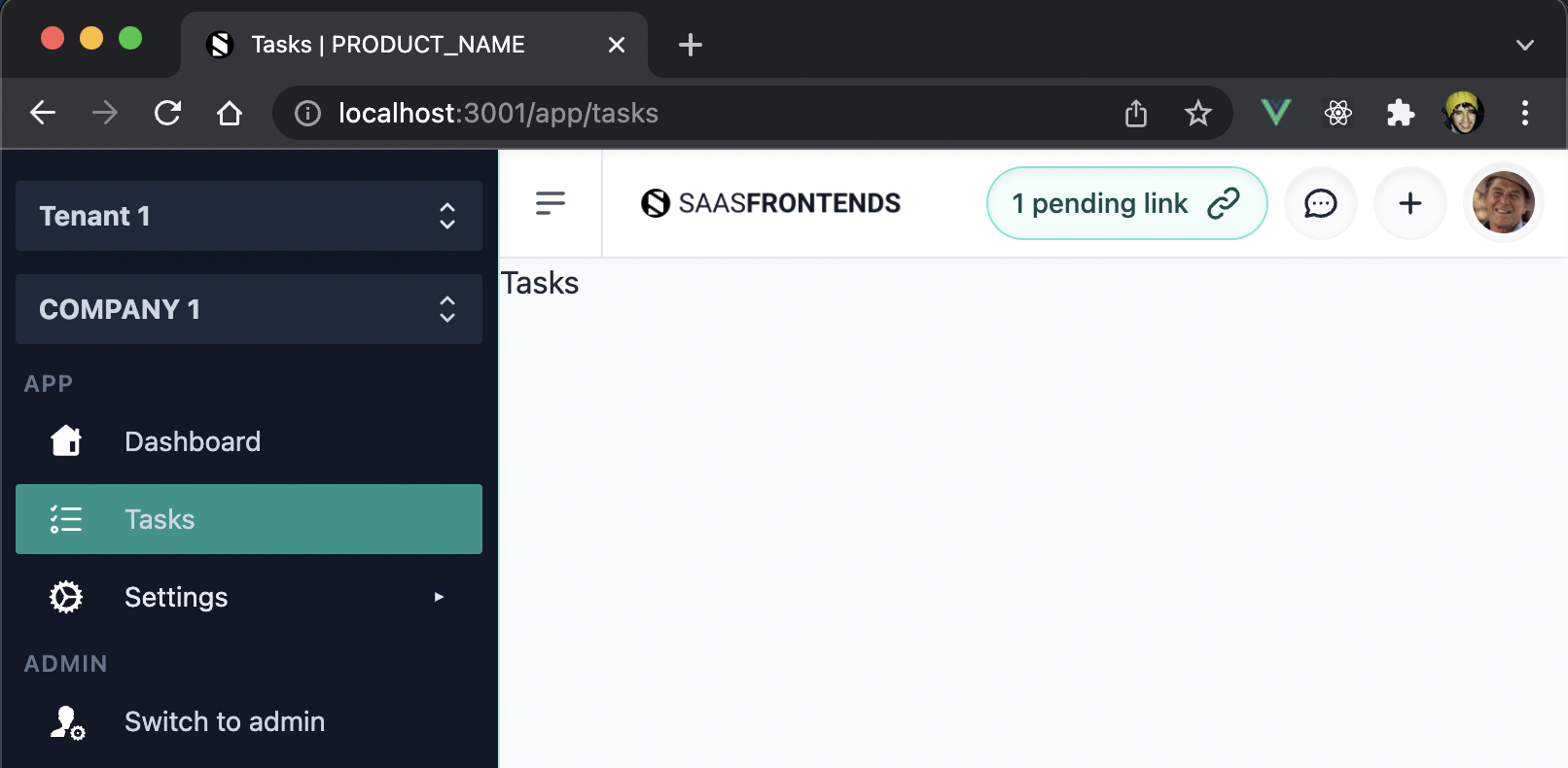 Tasks View